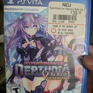 Hyperdimension Neptunia Re;Birth3 V Generation Game - Blue Ps Vita Works